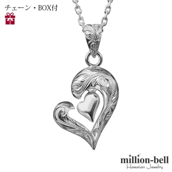 ダブルハートネックレス